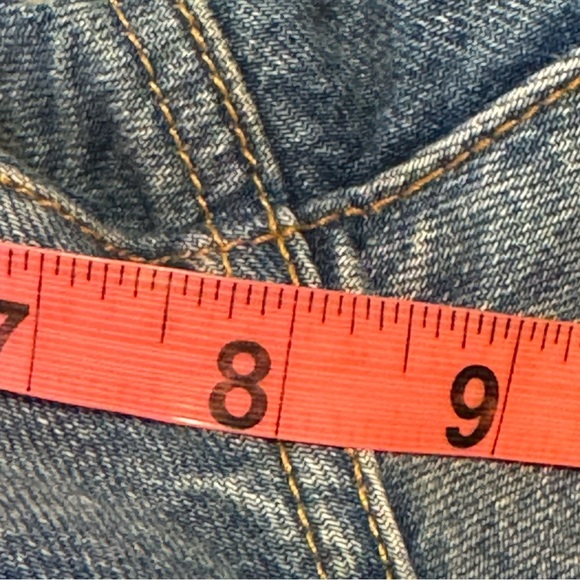 AMIRI - Straight-Leg Paisley-Print Distressed Denim Shorts - Blue Size 40 NWOT - Picture 15 of 16